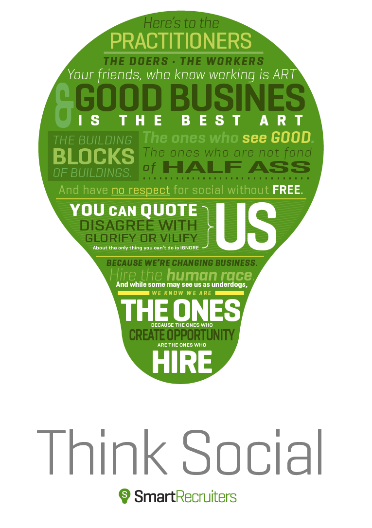 Social Recruiting, #SocialRecruiting, think social