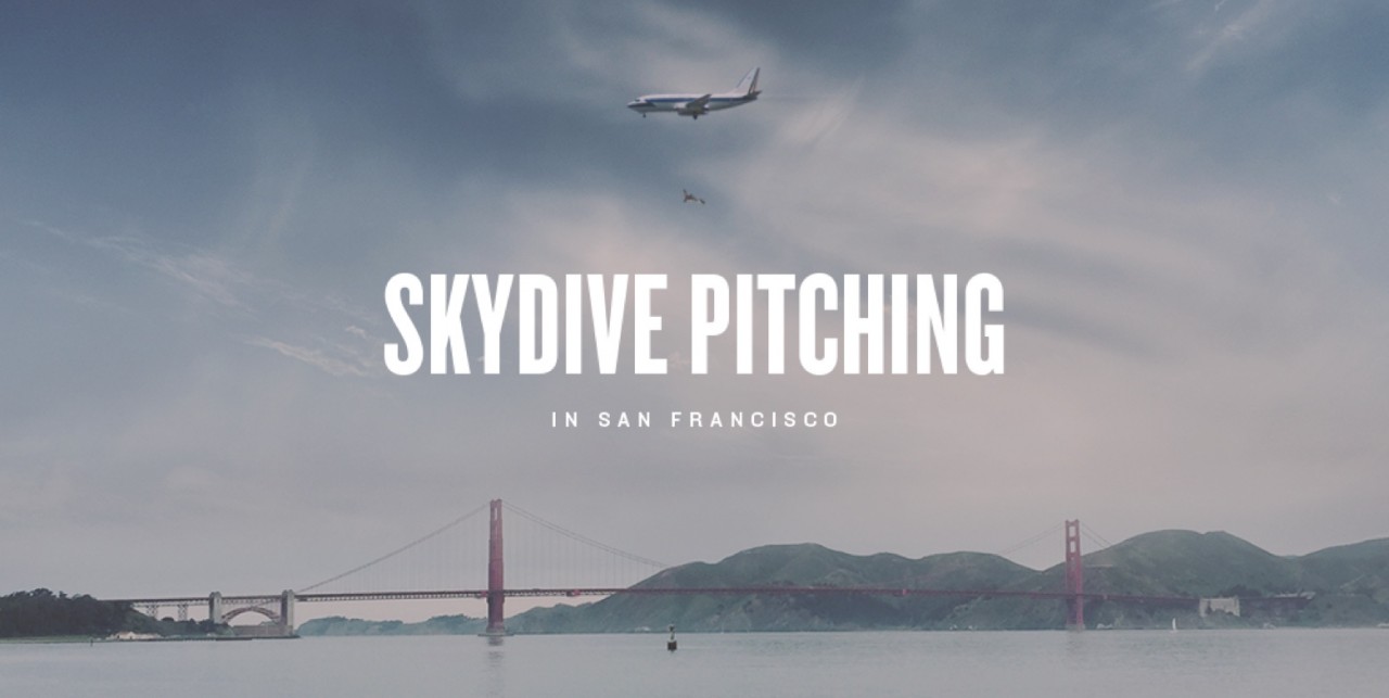 World's first Skydive Pitch Competition