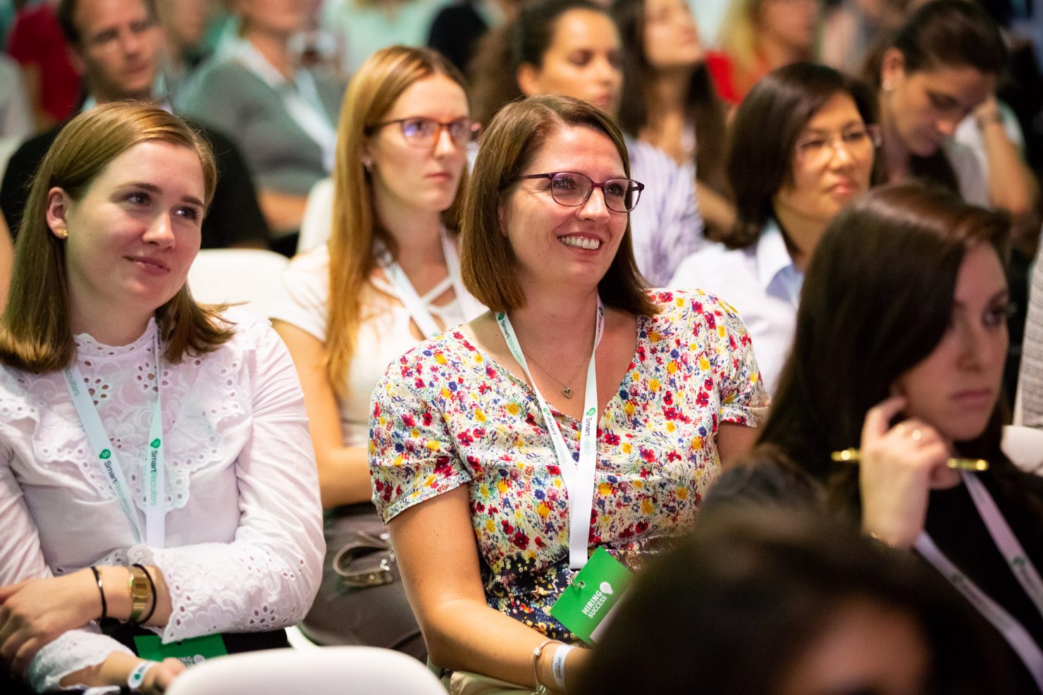 Audience smiling at Hiring Success EU – Berlin.