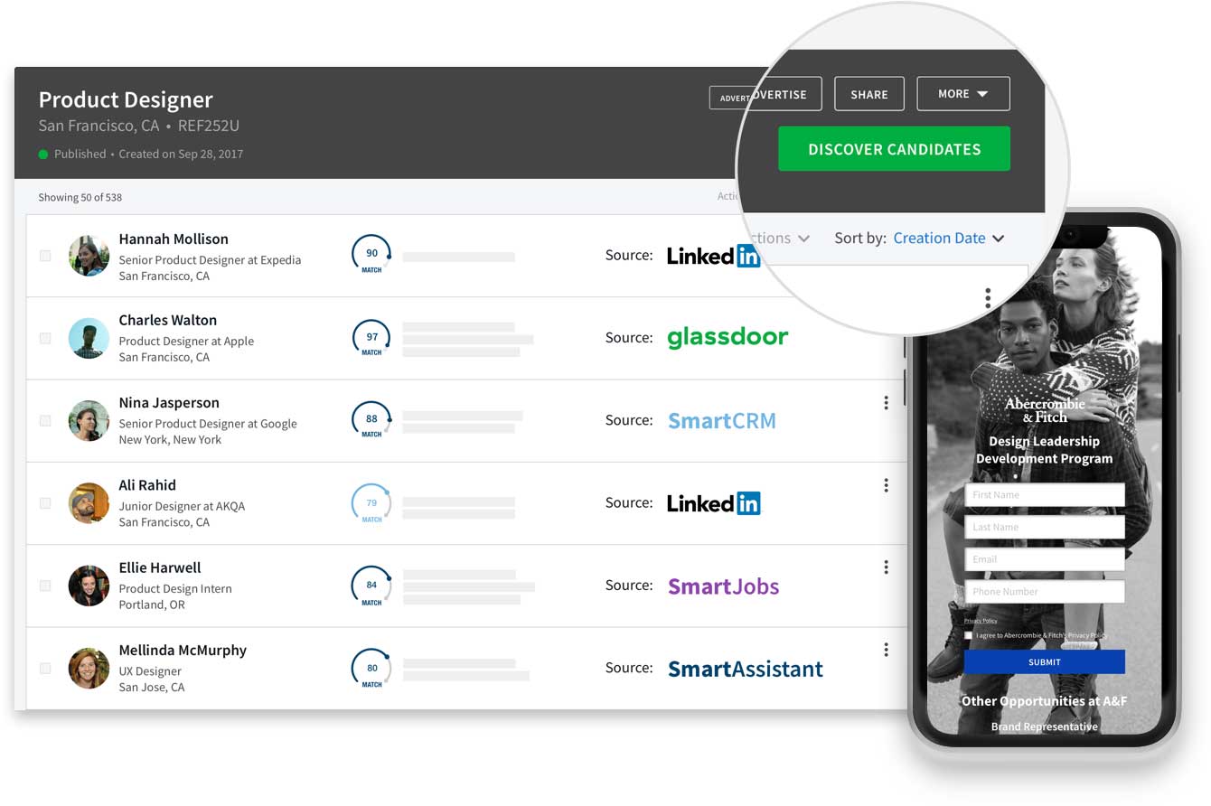 Smartrecruiters The Best Talent Acquisition Softwaresmartrecruiters Applicant Tracking System Recruiting Software