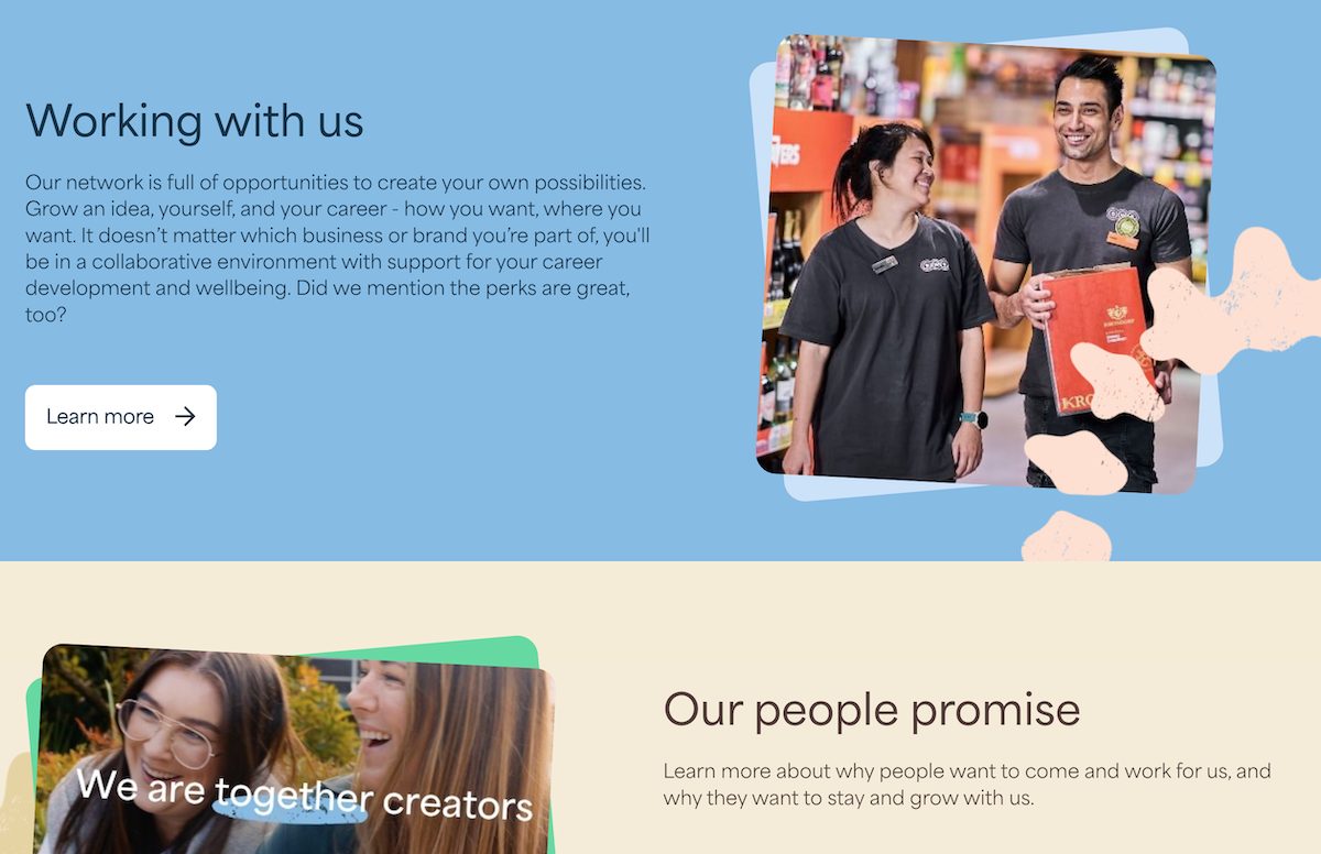 Endeavour career site home page