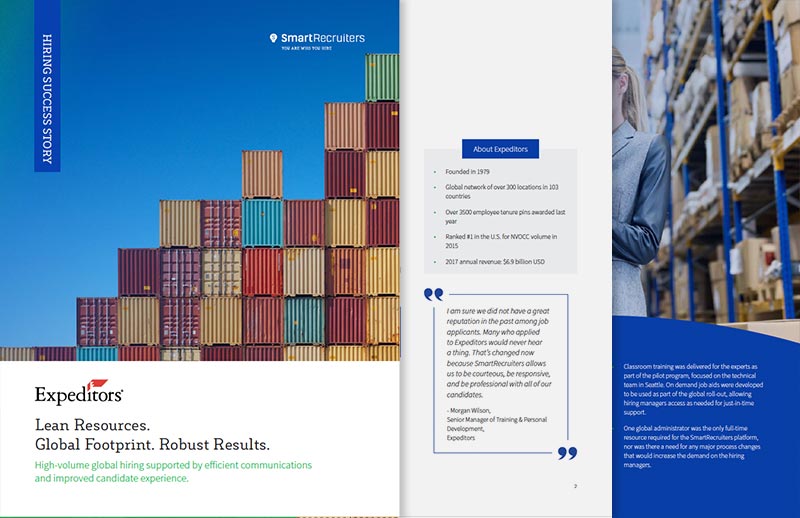 Expeditors – Lean Resources. Global Footprint. Robust Results.