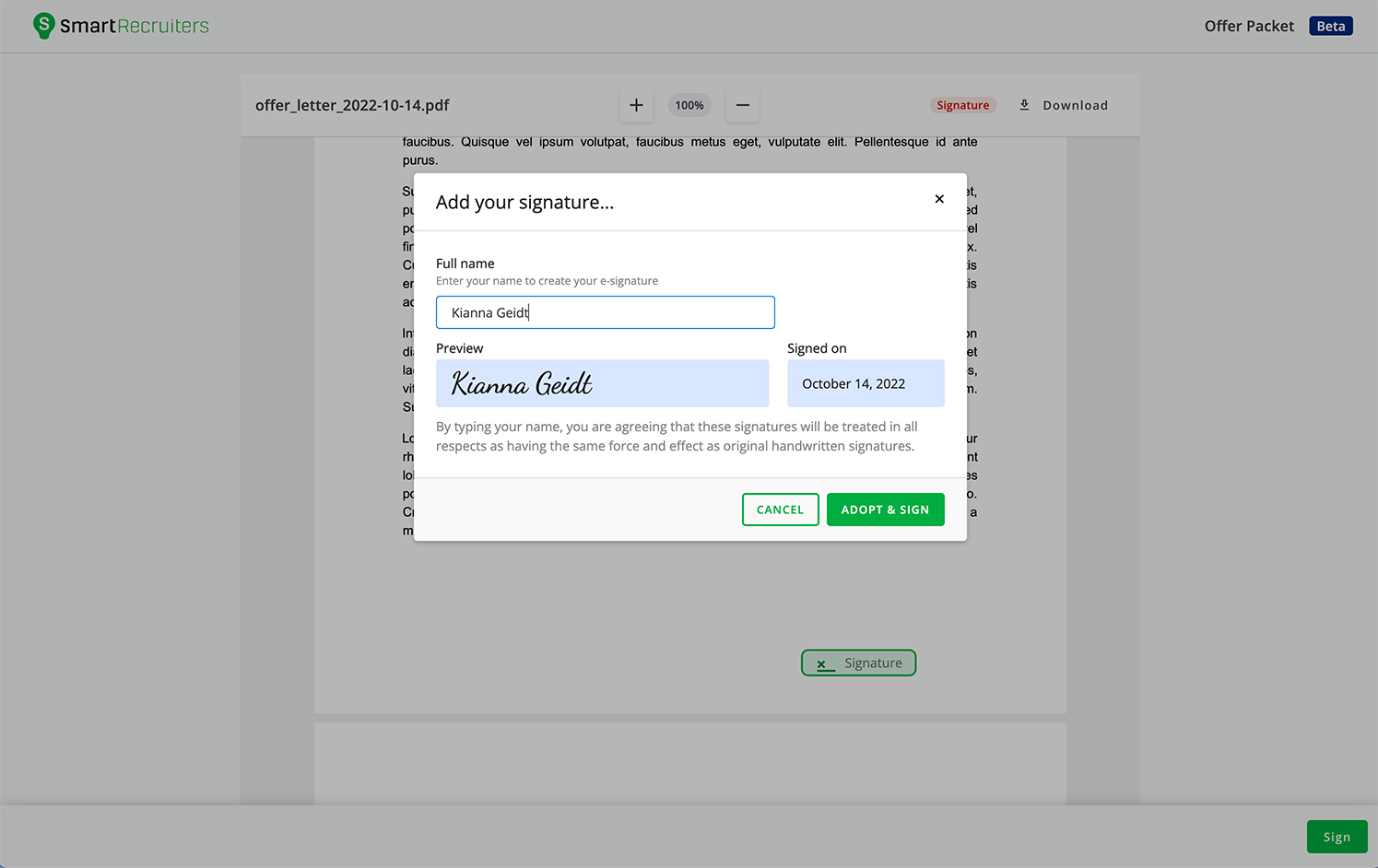 Optimize your offer process with new docusign integration