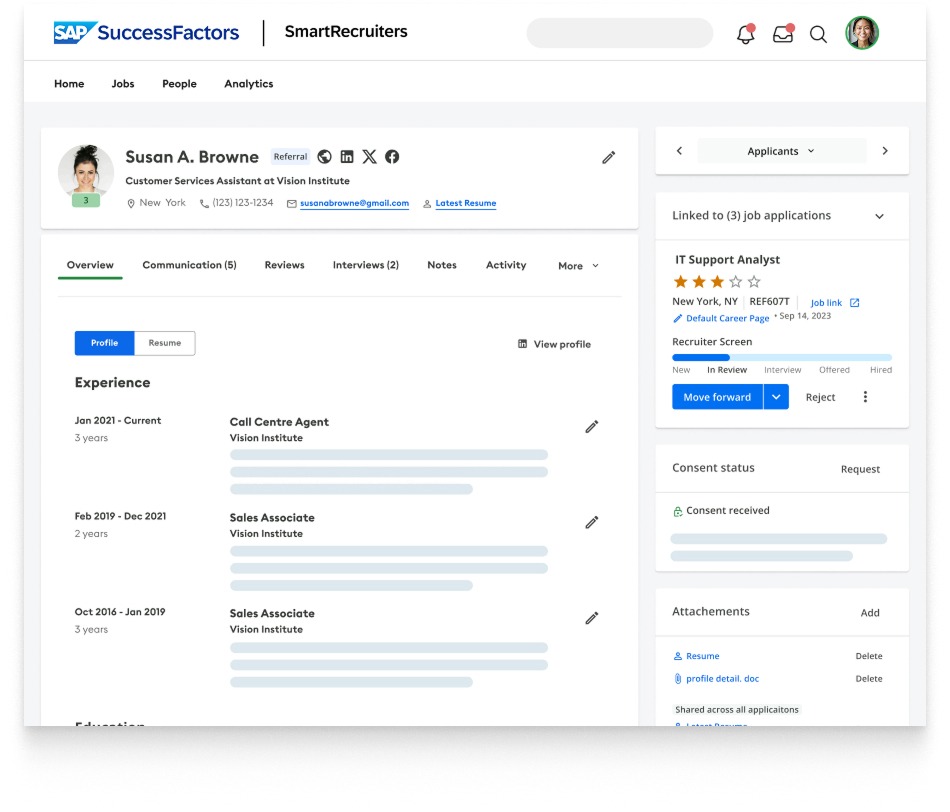 SmartRecruiters Now Available On SAP SuccessFactors!