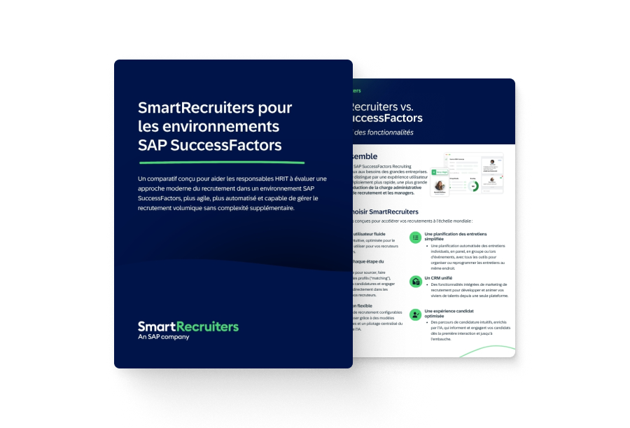 SmartRecruiters pour les environnements SAP SuccessFactors