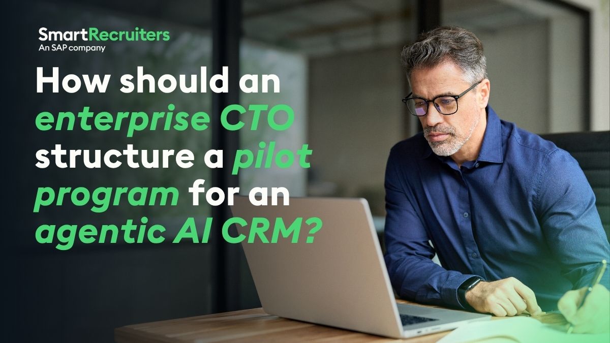 How should an enterprise CTO structure a pilot program for an agentic AI CRM?