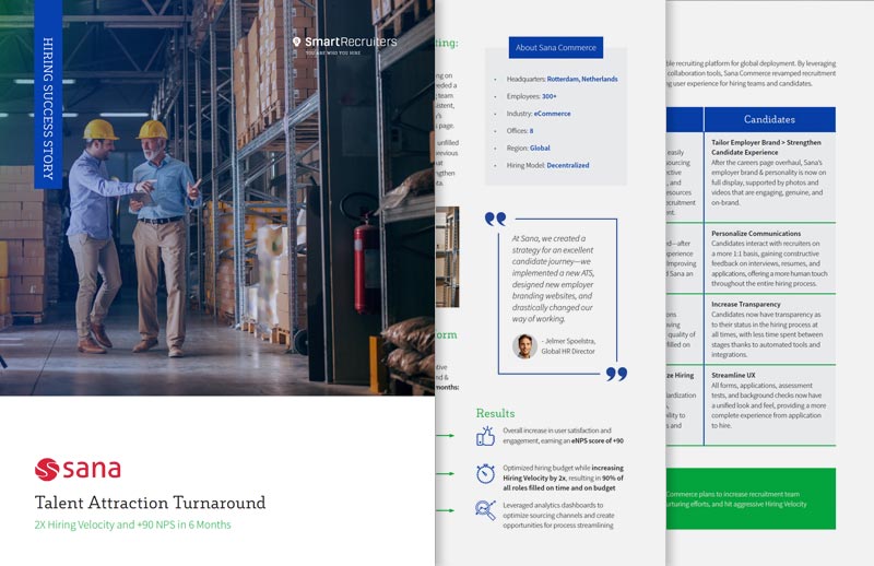 Sana – Increased Hiring Velocity in 6 Months
